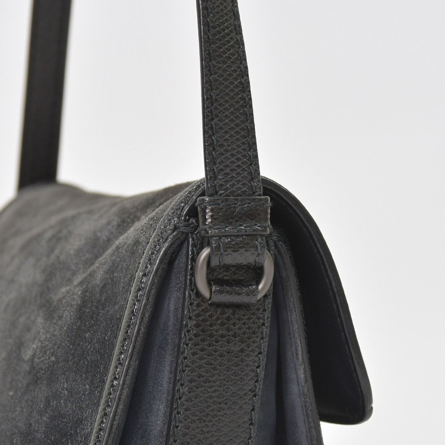 Bottega Veneta Intrecciato Rialto Chain Shoulder Bag Black — view 6