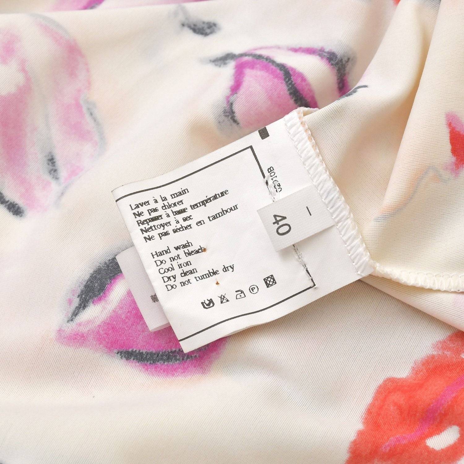 Chanel Maillot Dress CC Logo Lip All Over Print Spandex Nylon 4 40 — view 8