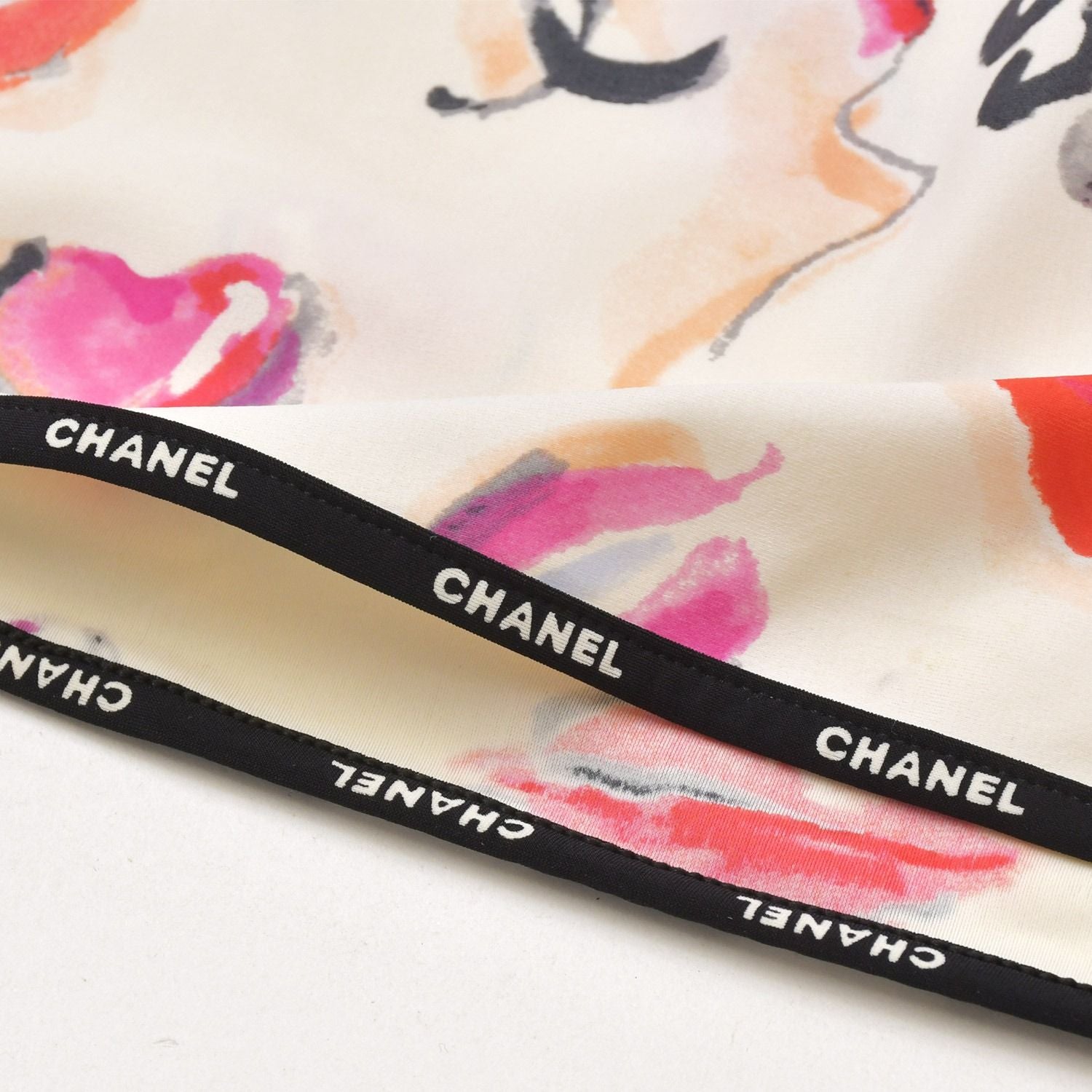 Chanel Maillot Dress CC Logo Lip All Over Print Spandex Nylon 4 40 — view 6
