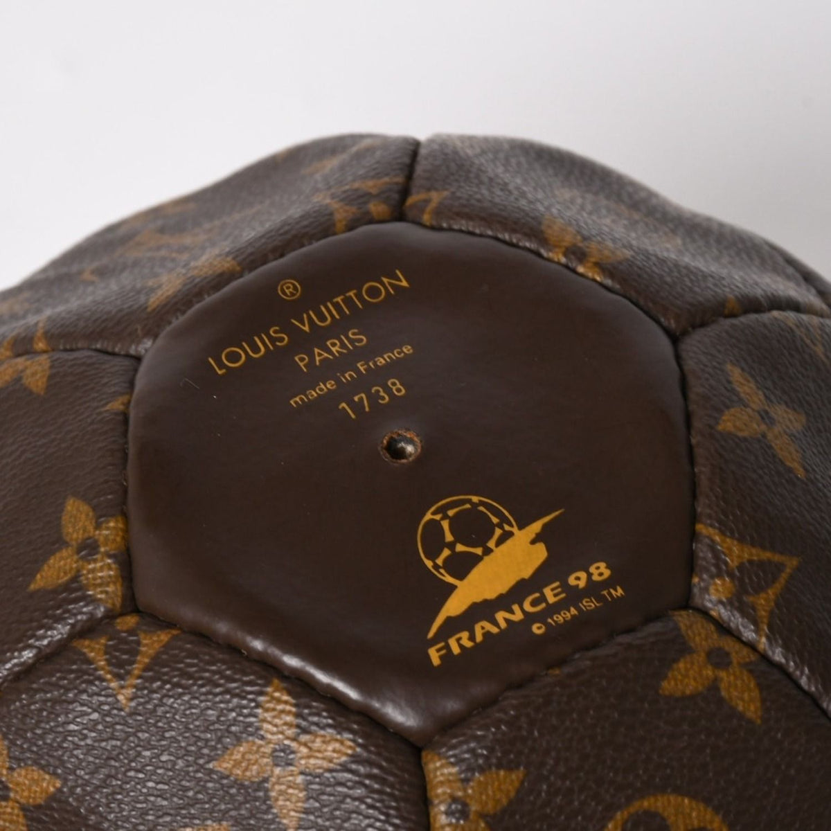 Louis Vuitton Monogram Soccer Ball France World Cup Commemorative Limited — view 6
