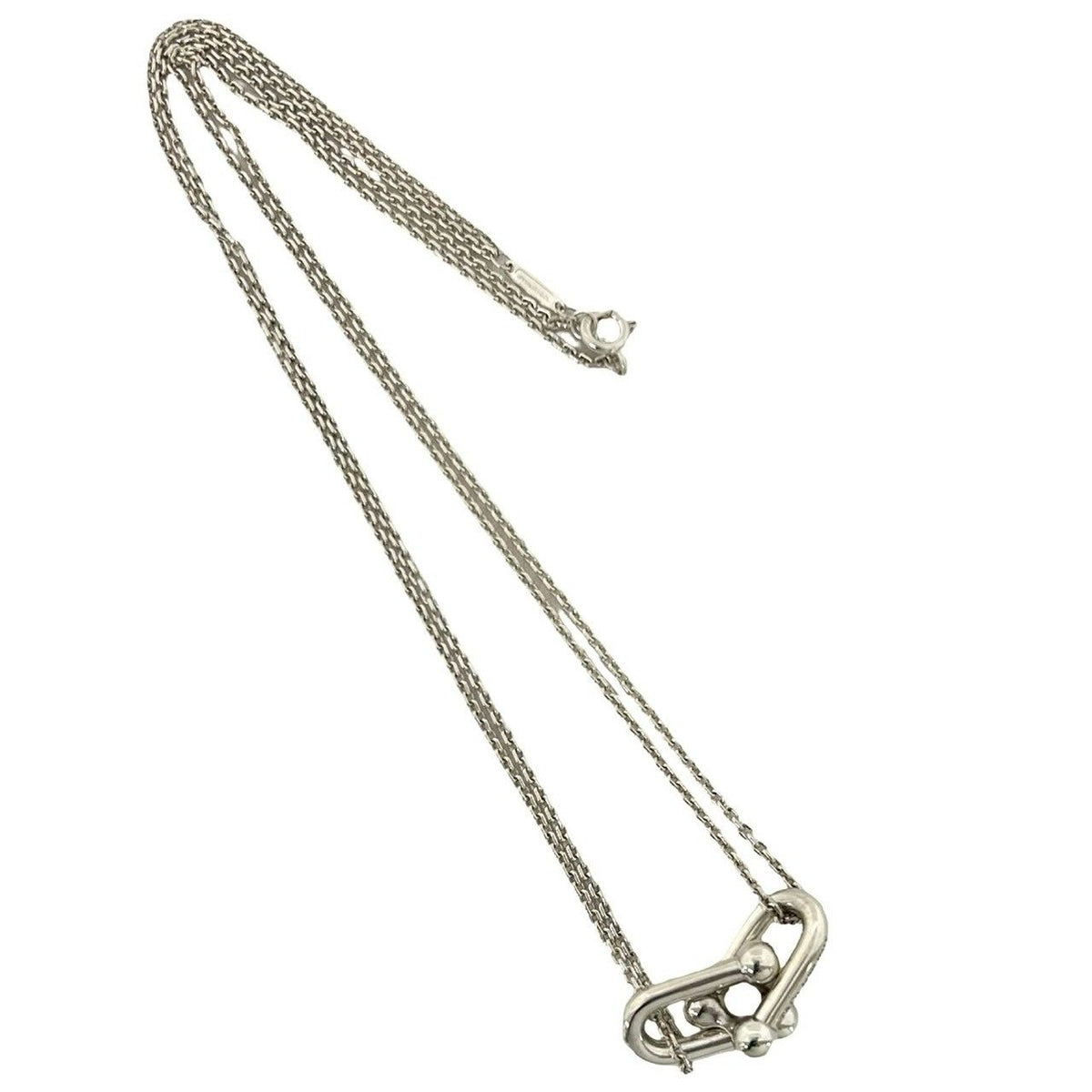 Tiffany & Co HardWear Double Link Necklace 925 Sterling Silver — view 6