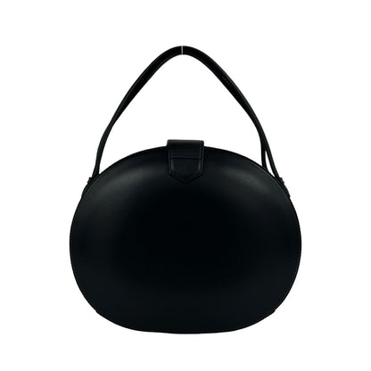 Loewe Vintage Anagram Leather Round Handbag Mini Tote Black — view 3