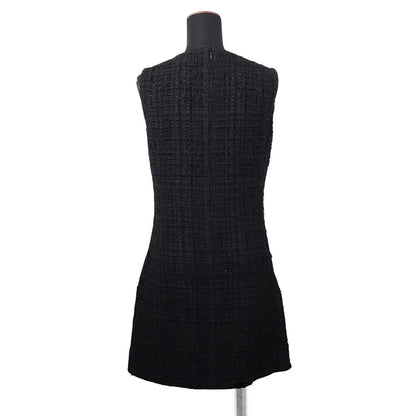 Chanel Dress Tweed 36 Black — view 2