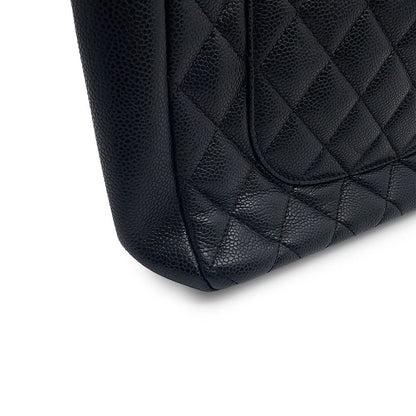 Chanel Tote Bag Quilted CC Logo Petite Shopping PST Black — view 8