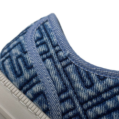 Fendi Sneakers Domino Denim Shoes 37 — view 5