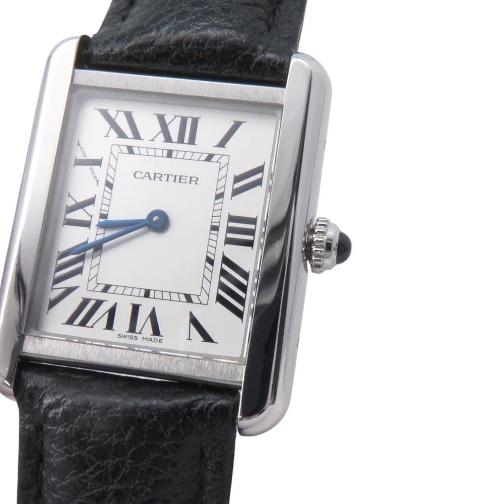 Cartier Tank Solo SM Watch Silver Dial Quartz — view 4