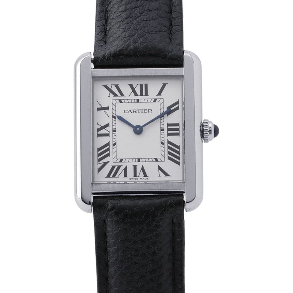 Cartier Tank Solo SM Watch Silver Dial Quartz