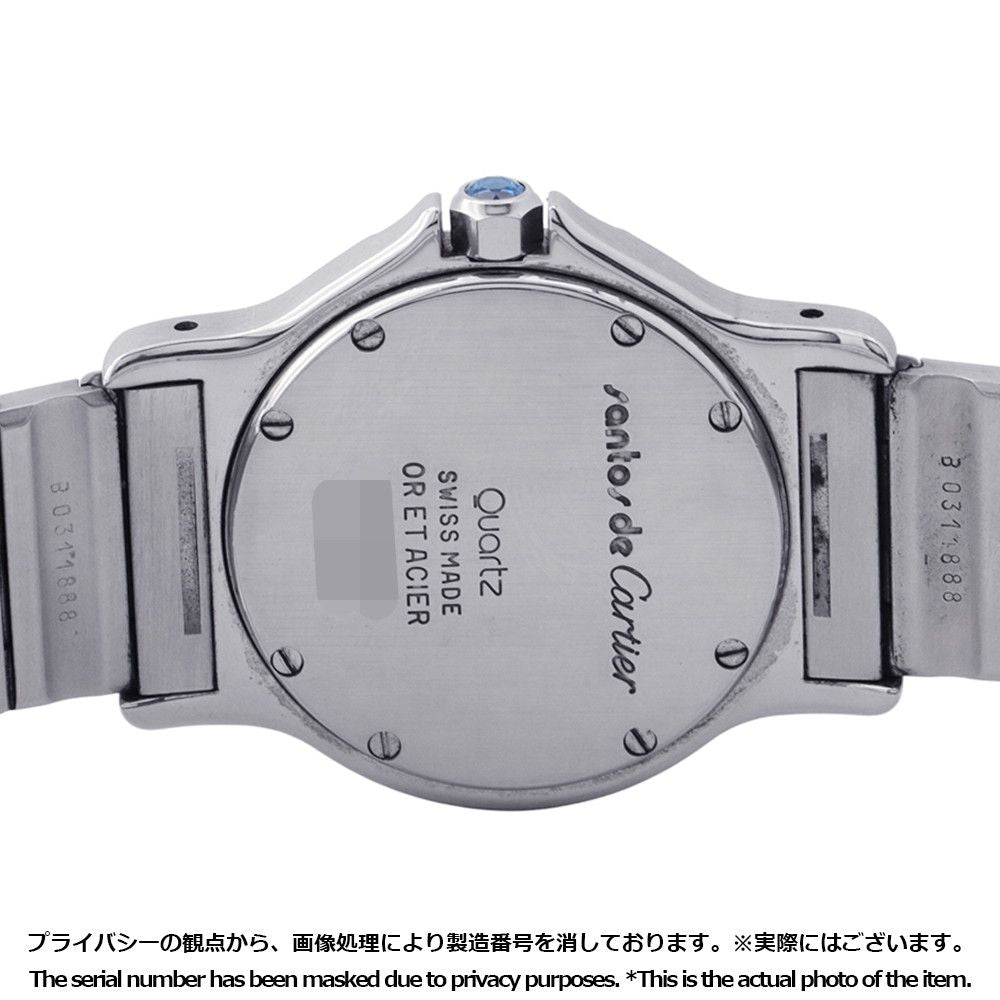 Cartier Santos Octagon LM Watch Ivory Dial Vintage — view 3