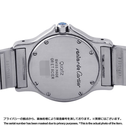 Cartier Santos Octagon LM Watch Ivory Dial Vintage — view 3