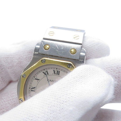 Cartier Santos Octagon LM Watch Ivory Dial Vintage — view 6