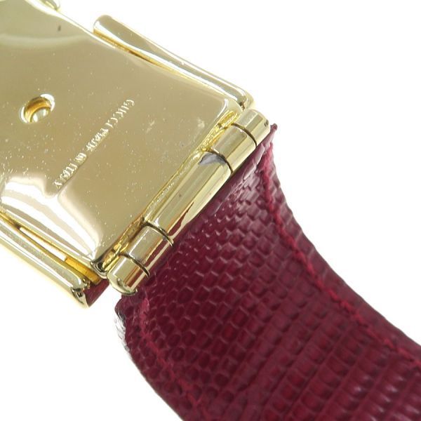 Gucci Leather Bracelet Gold — view 4