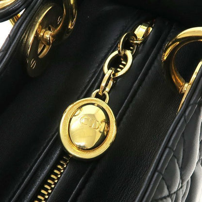 Dior Lady Bag Handbag Black — view 8