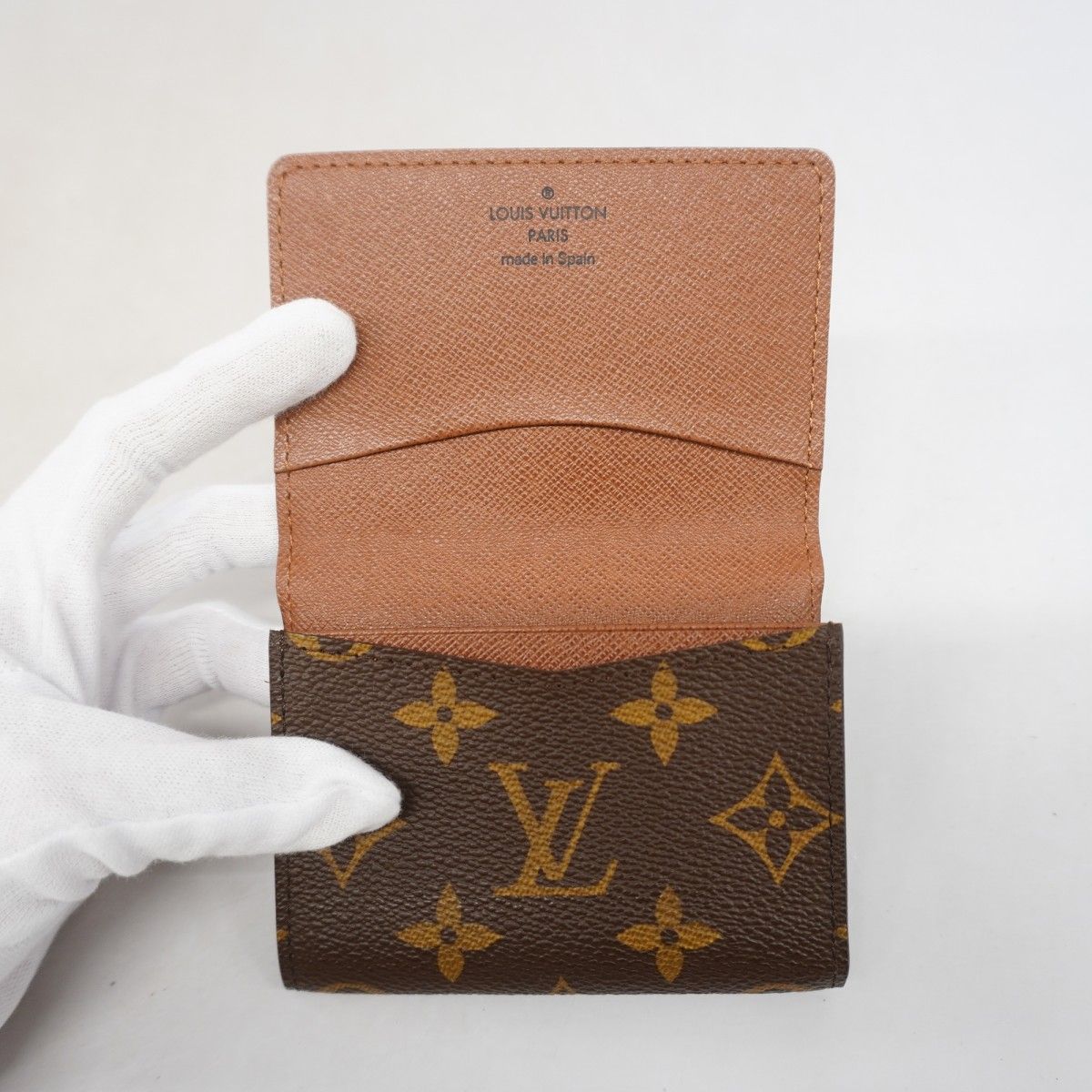 Louis Vuitton Card Case Monogram Envelope Business Holder Brown — view 3