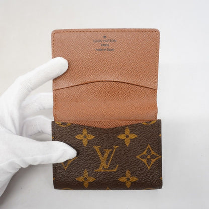 Louis Vuitton Card Case Monogram Envelope Business Holder Brown — view 3