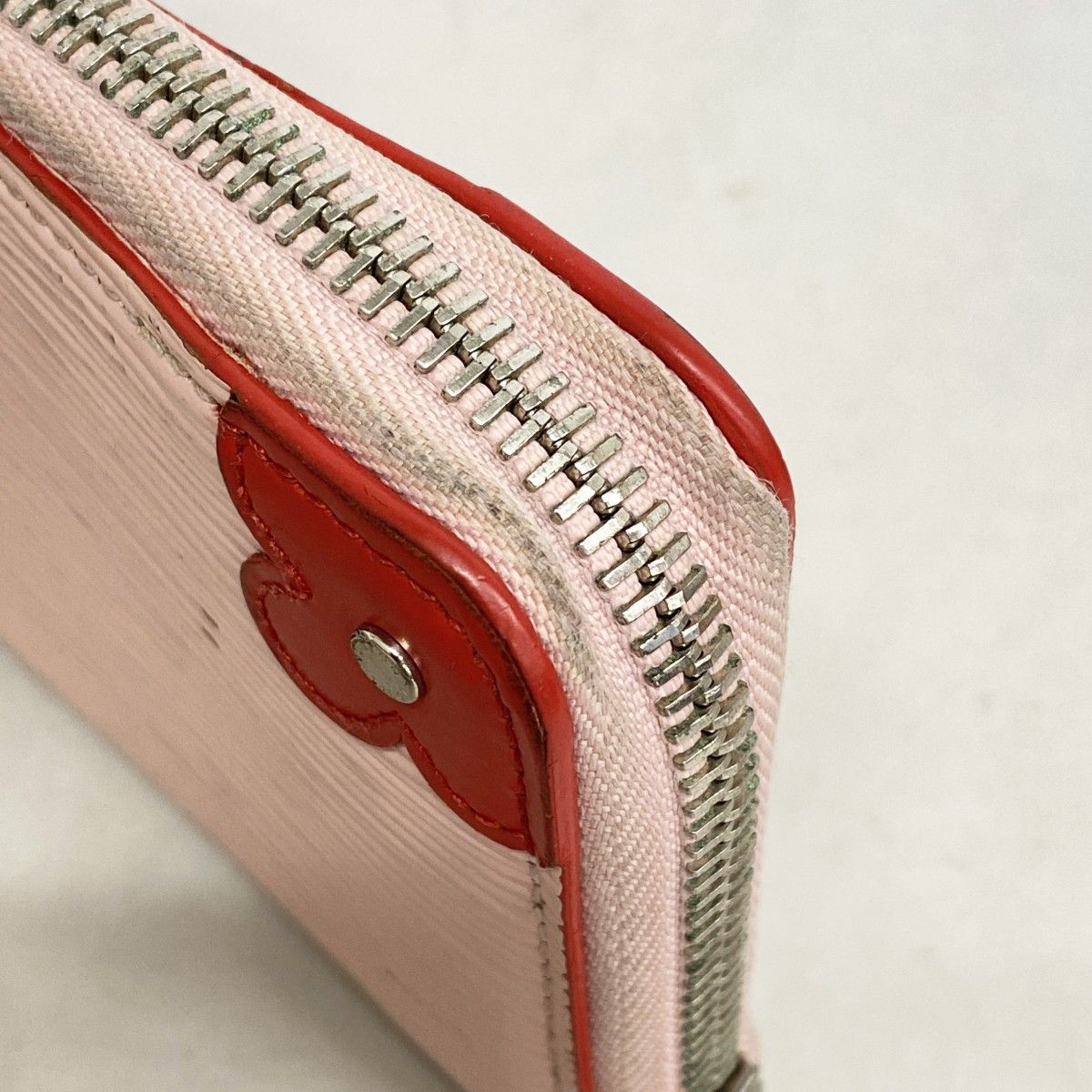Louis Vuitton Wallet Epi Portefeuille Clemence Rose Velours — view 6