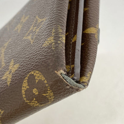 Louis Vuitton Wallet Monogram Macassar Portefeuille Toblerone Brown — view 6