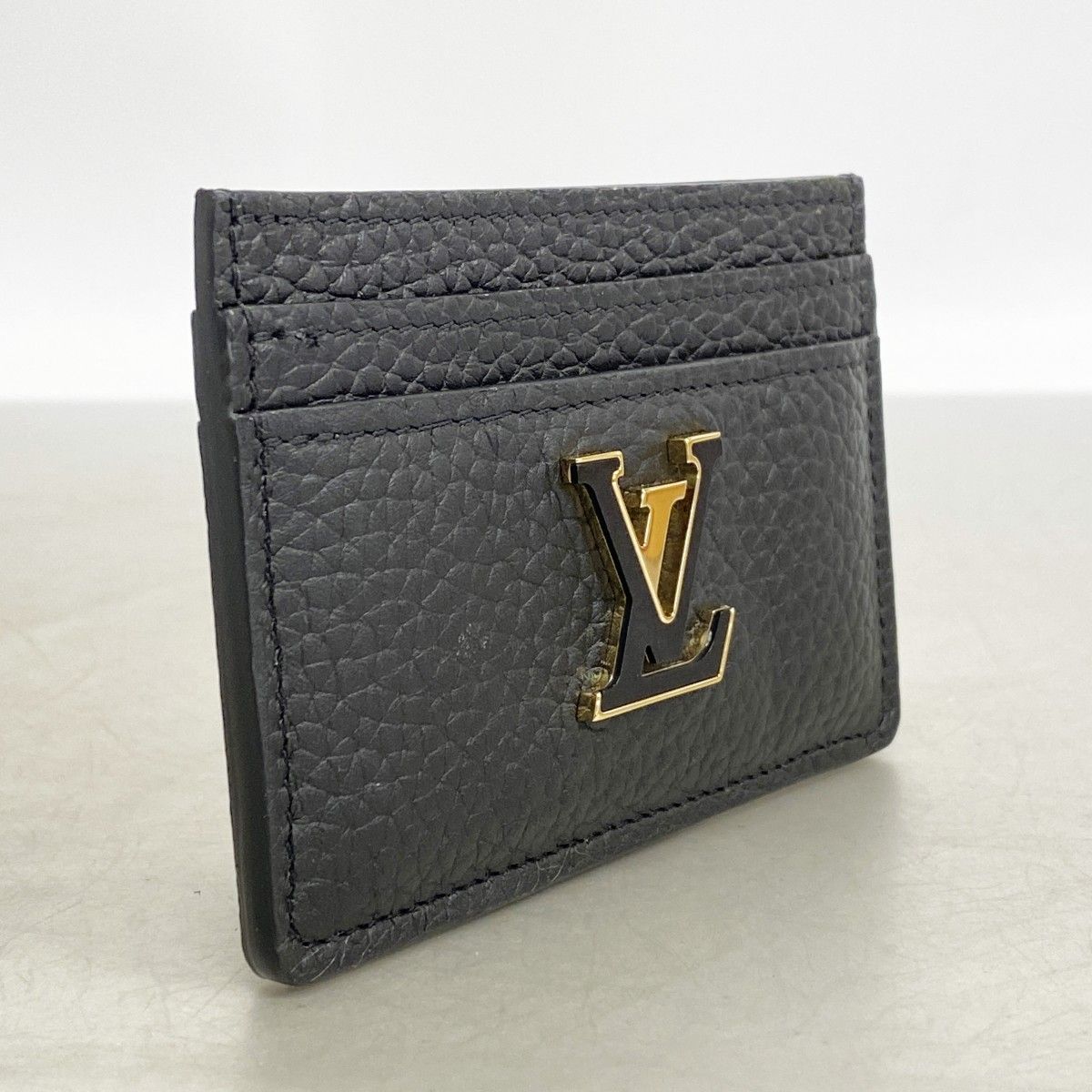 Louis Vuitton Card Case Holder Capucines Noir — view 2