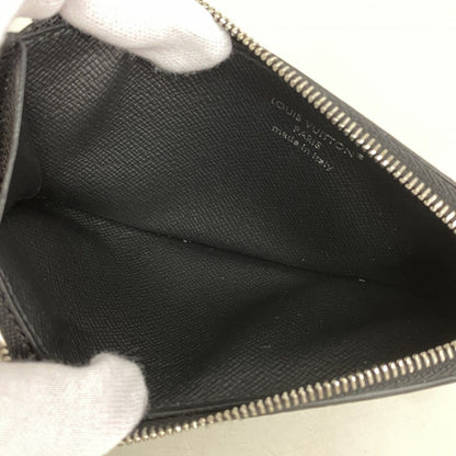 Louis Vuitton Coin Case Taigarama Card Holder Black — view 3