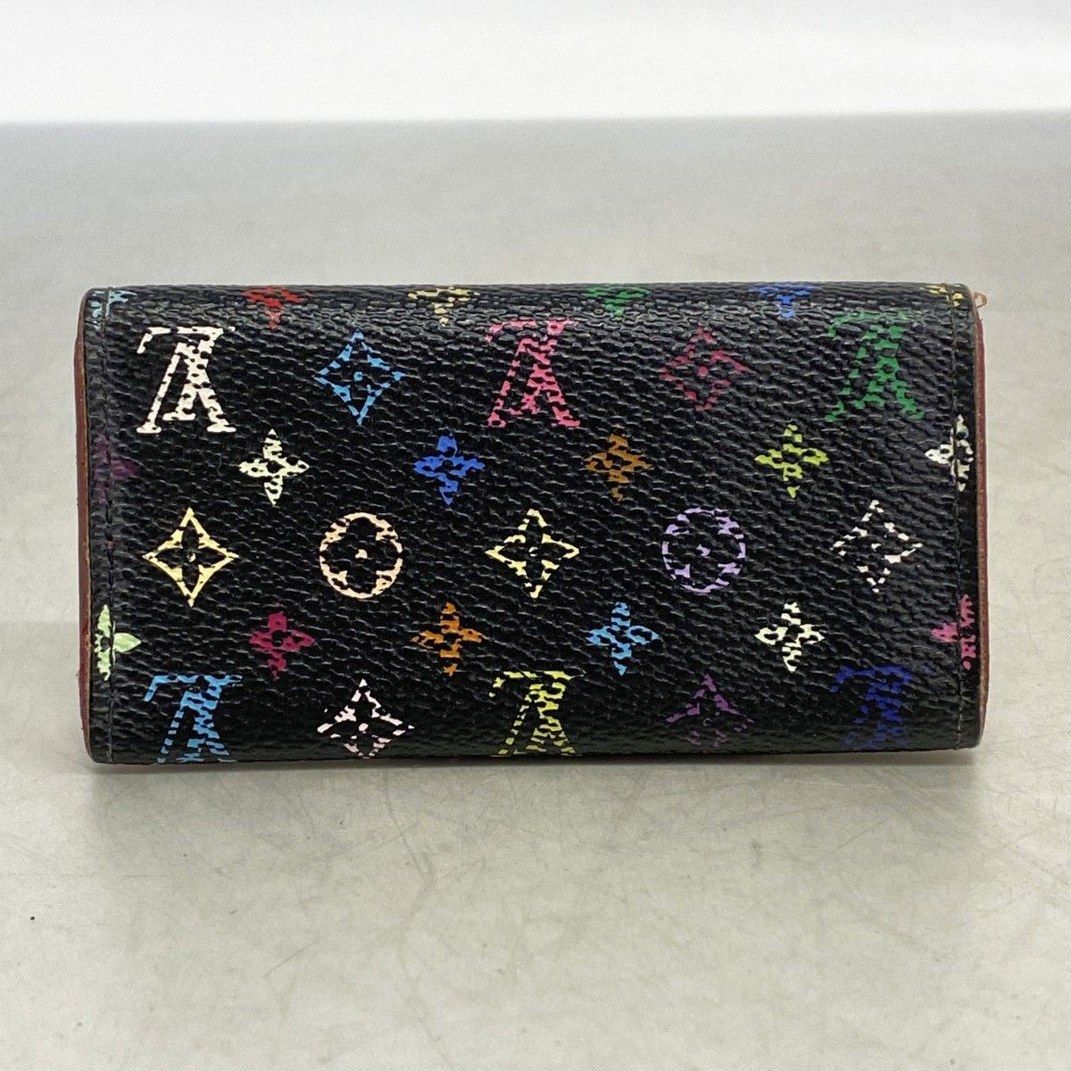 Louis Vuitton Key Case Monogram Multicolor Multicles 4 Noir Key Holder — view 8
