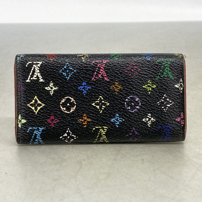 Louis Vuitton Key Case Monogram Multicolor Multicles 4 Noir Key Holder — view 8
