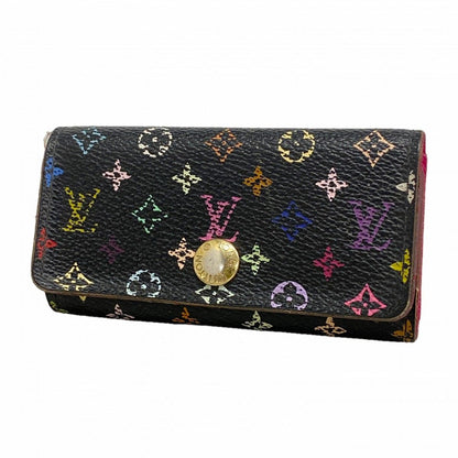 Louis Vuitton Key Case Monogram Multicolor Multicles 4 Noir Key Holder