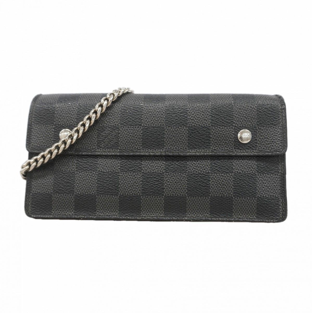 Louis Vuitton Wallet Damier Graphite Portefeuille Accordeon Black