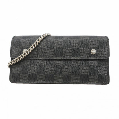 Louis Vuitton Wallet Damier Graphite Portefeuille Accordeon Black