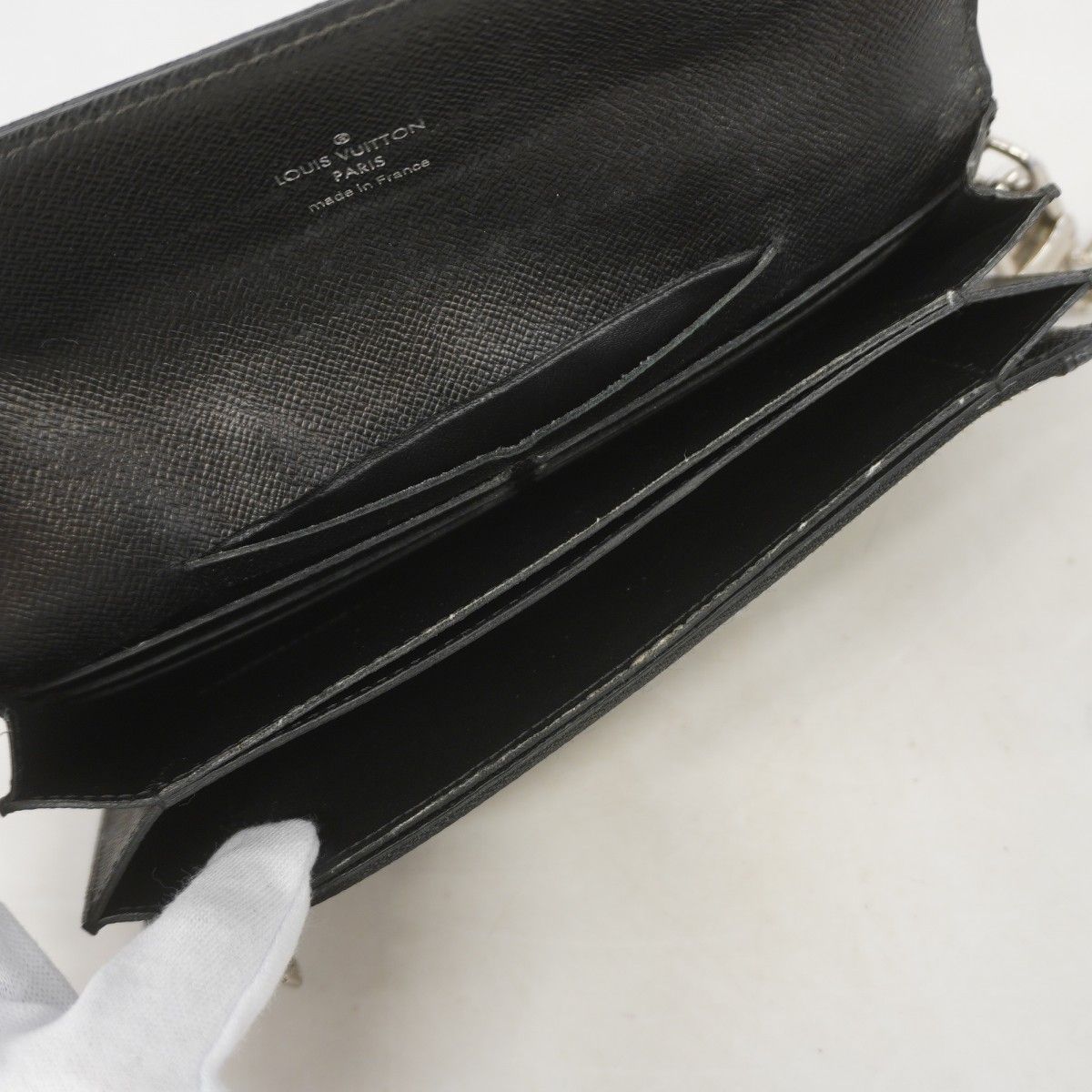 Louis Vuitton Wallet Damier Graphite Portefeuille Accordeon Black — view 3