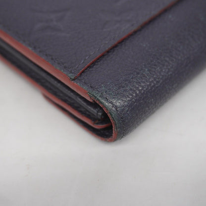 Louis Vuitton Wallet Monogram Empreinte Portefeuille Sarah Marine — view 8