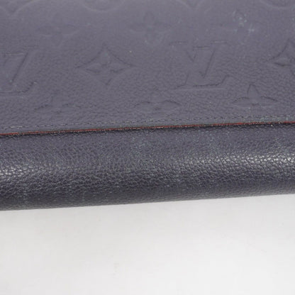 Louis Vuitton Wallet Monogram Empreinte Portefeuille Sarah Marine — view 6
