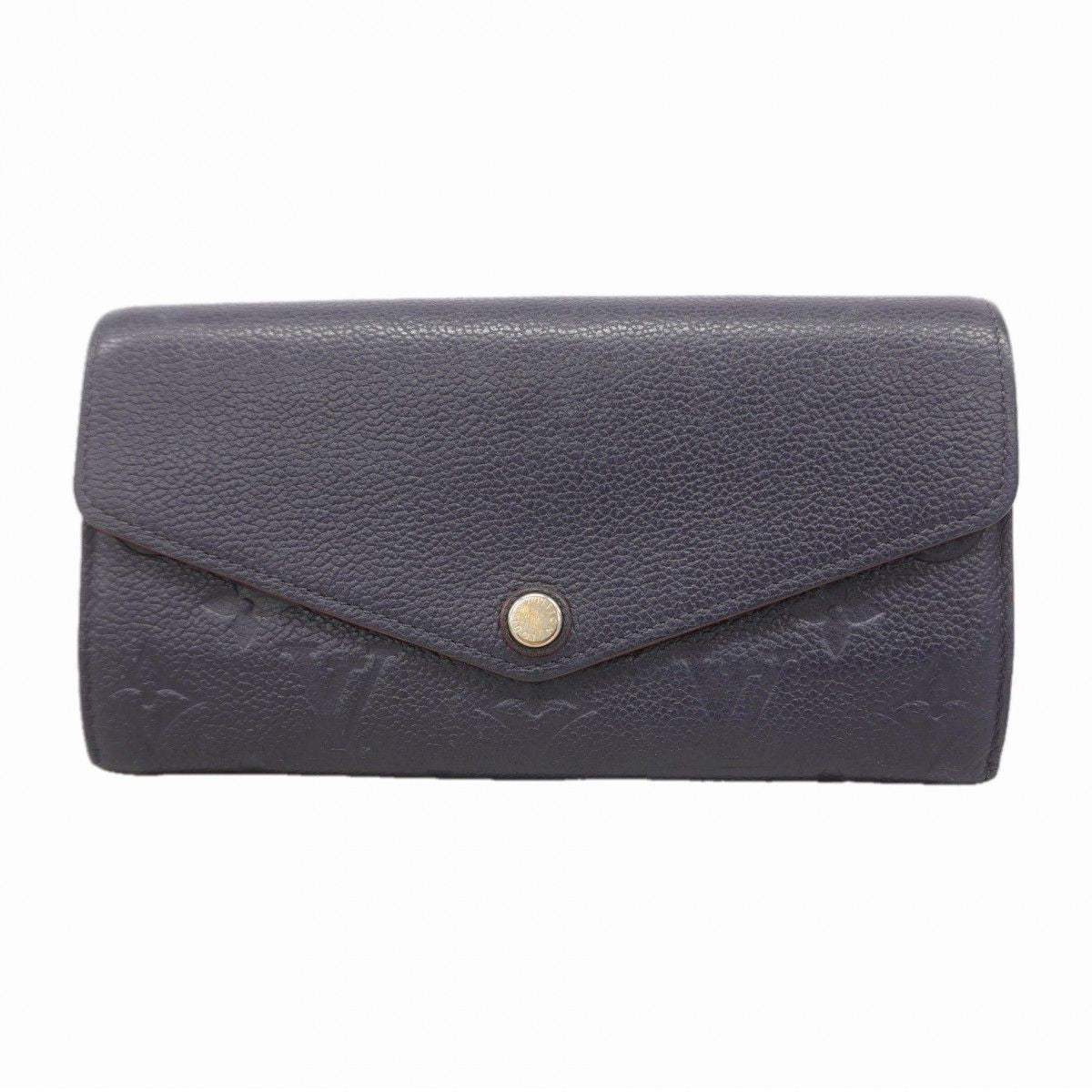 Louis Vuitton Wallet Monogram Empreinte Portefeuille Sarah Marine