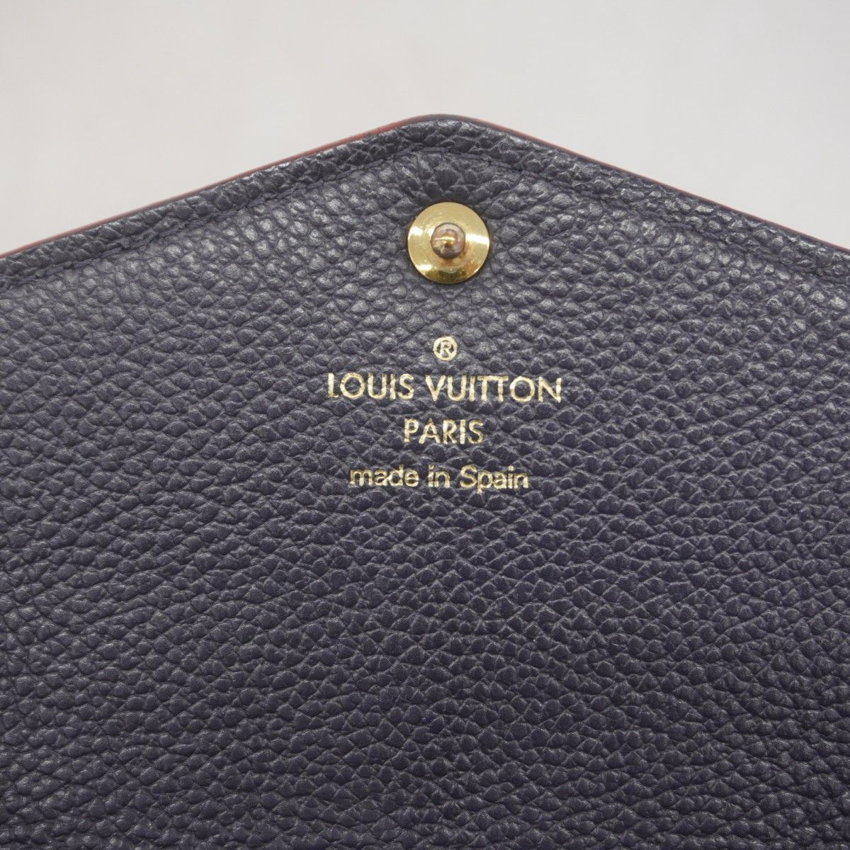 Louis Vuitton Wallet Monogram Empreinte Portefeuille Sarah Marine — view 4