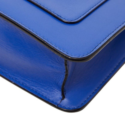 Bvlgari Serpenti Forever Crossbody Chain Shoulder Bag Blue Leather — view 6