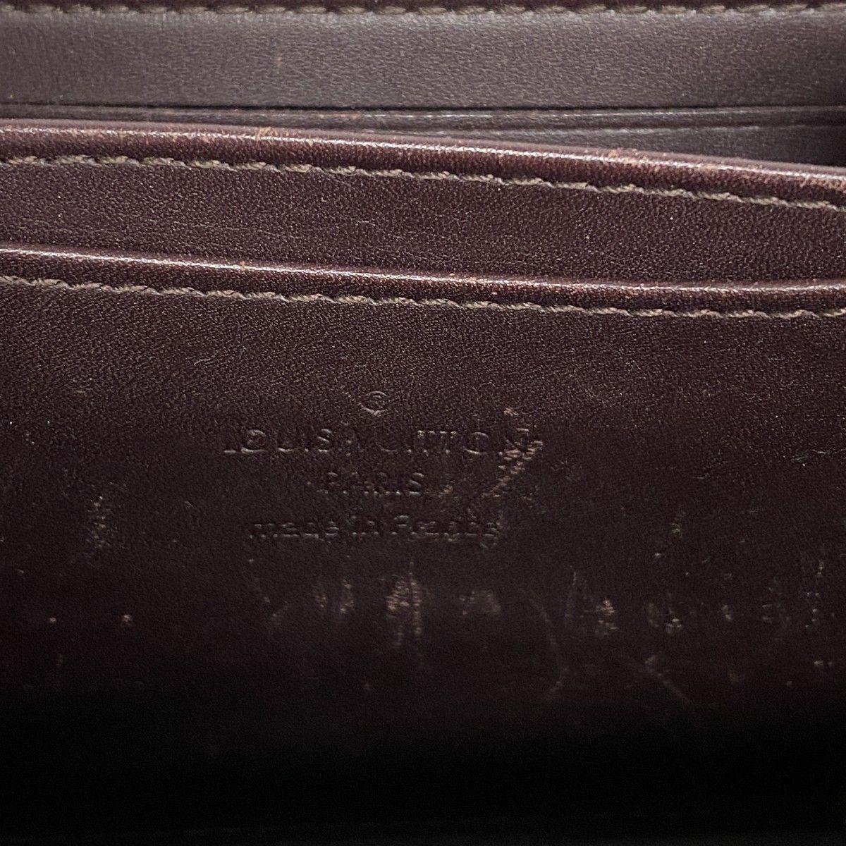 Louis Vuitton Coin Case Vernis Zippy Purse Amaranto — view 4