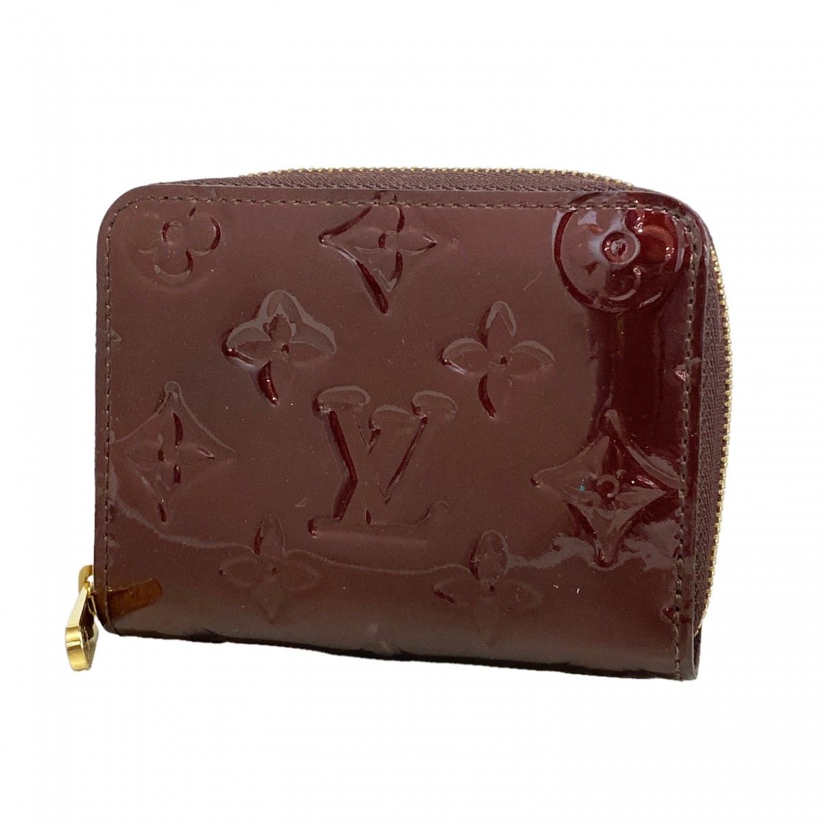 Louis Vuitton Coin Case Vernis Zippy Purse Amaranto