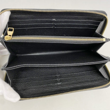 Louis Vuitton Wallet Monogram Empreinte Zippy Noir — view 3