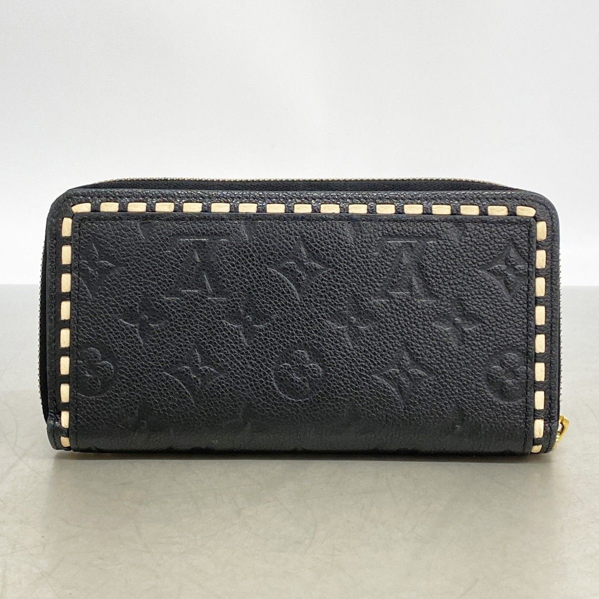 Louis Vuitton Wallet Monogram Empreinte Zippy Noir — view 8