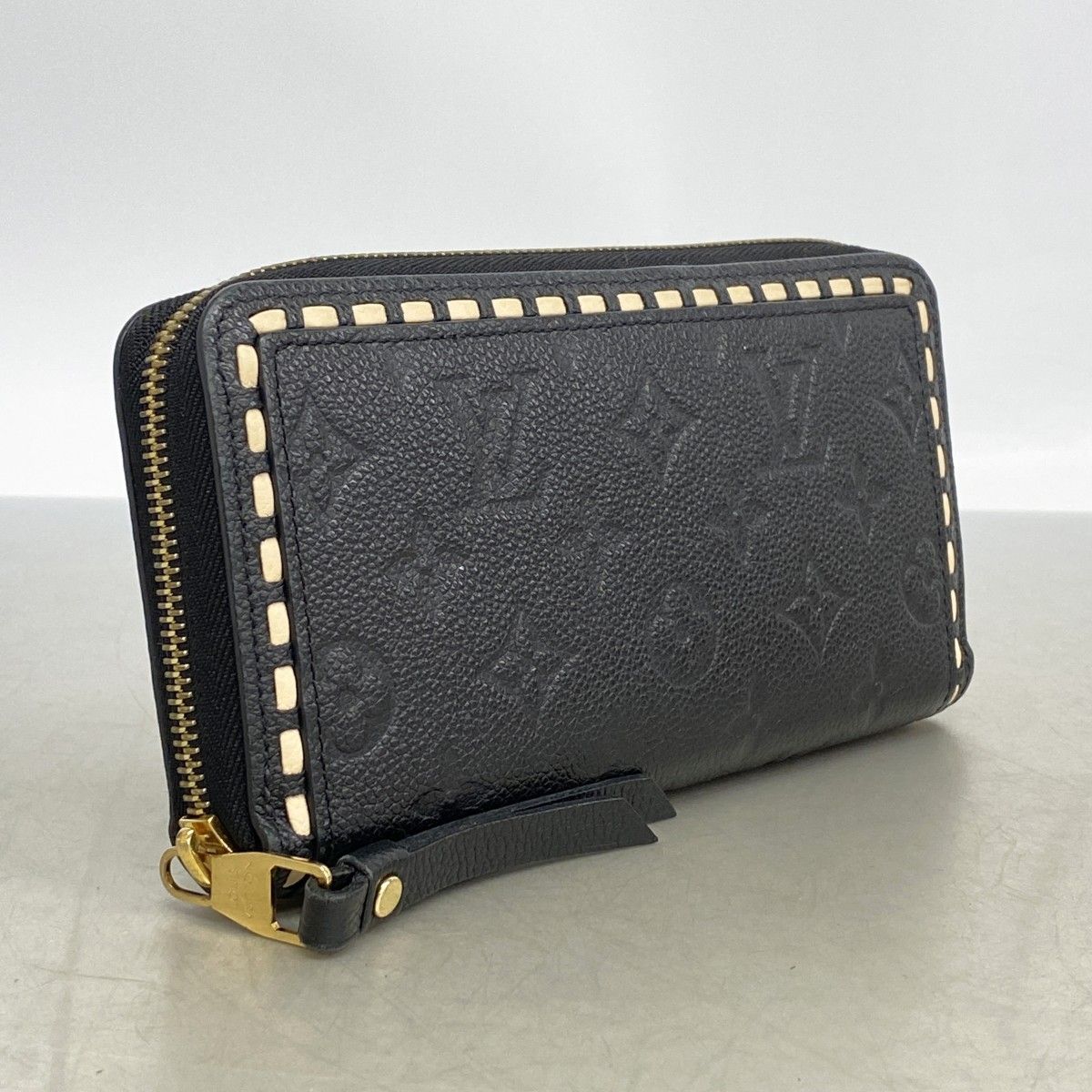 Louis Vuitton Wallet Monogram Empreinte Zippy Noir — view 2