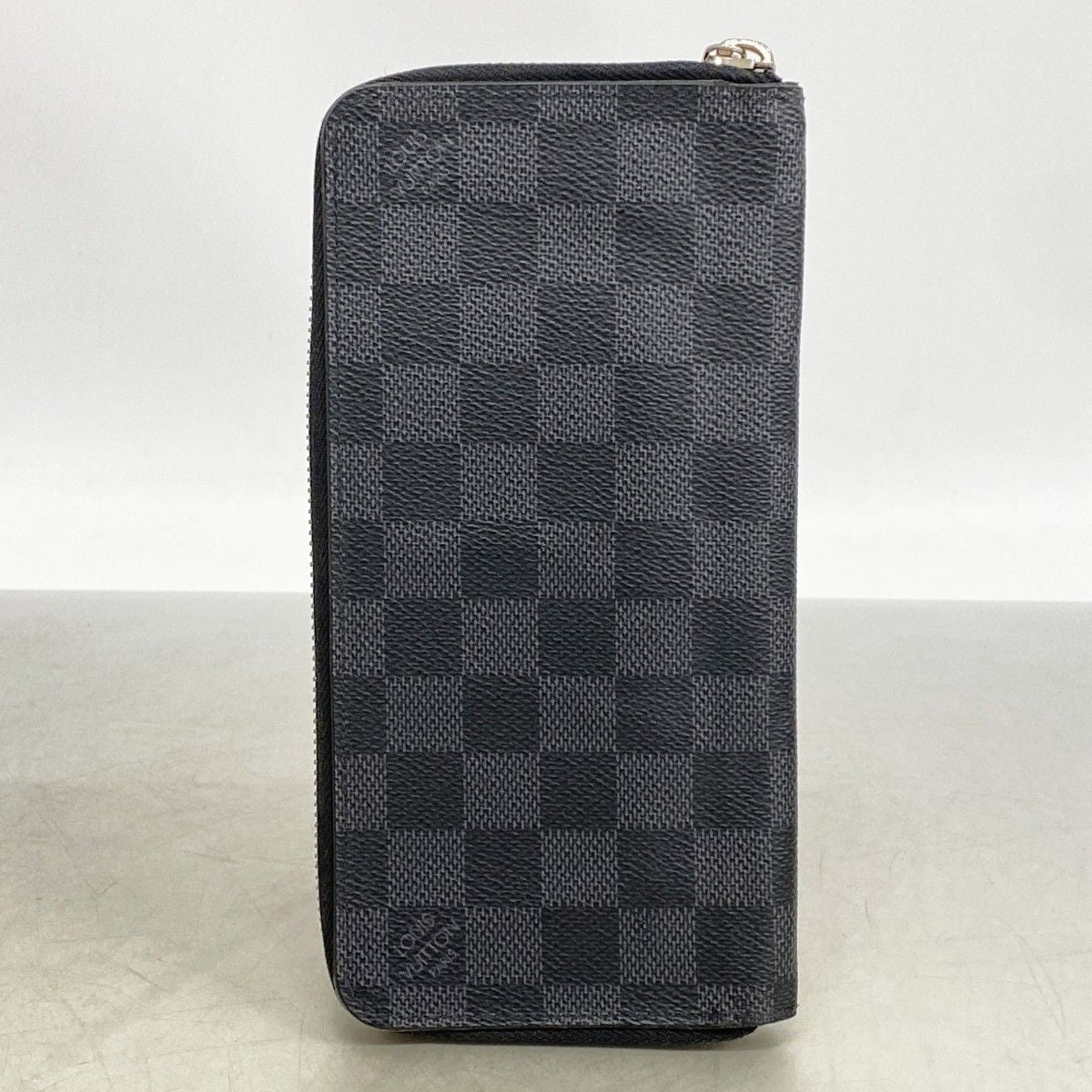 Louis Vuitton Wallet Damier Graphite Zippy Vertical Black Gray — view 9