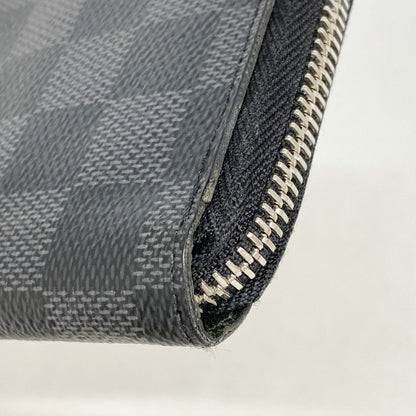 Louis Vuitton Wallet Damier Graphite Zippy Vertical Black Gray — view 5