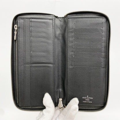 Louis Vuitton Wallet Damier Graphite Zippy Vertical Black Gray — view 3