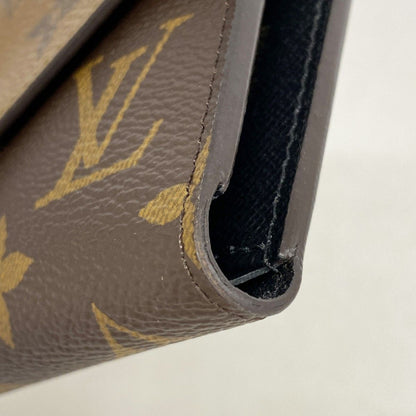 Louis Vuitton Trifold Wallet Monogram Reverse Portefeuille Victorine Brown — view 5