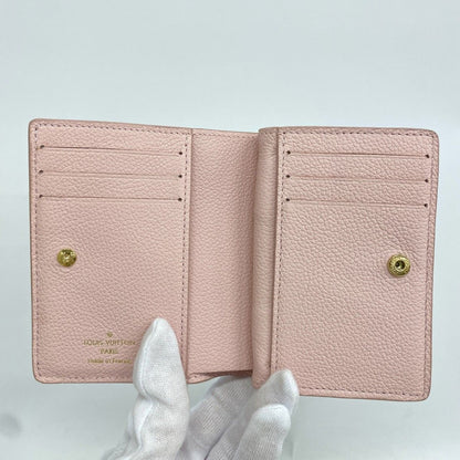 Louis Vuitton Wallet Monogram Empreinte Broderie Portefeuille Clair Pink — view 3