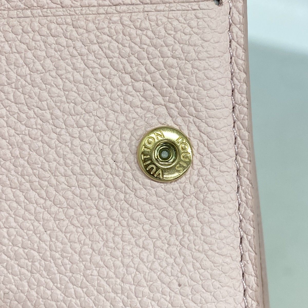 Louis Vuitton Wallet Monogram Empreinte Broderie Portefeuille Clair Pink — view 5