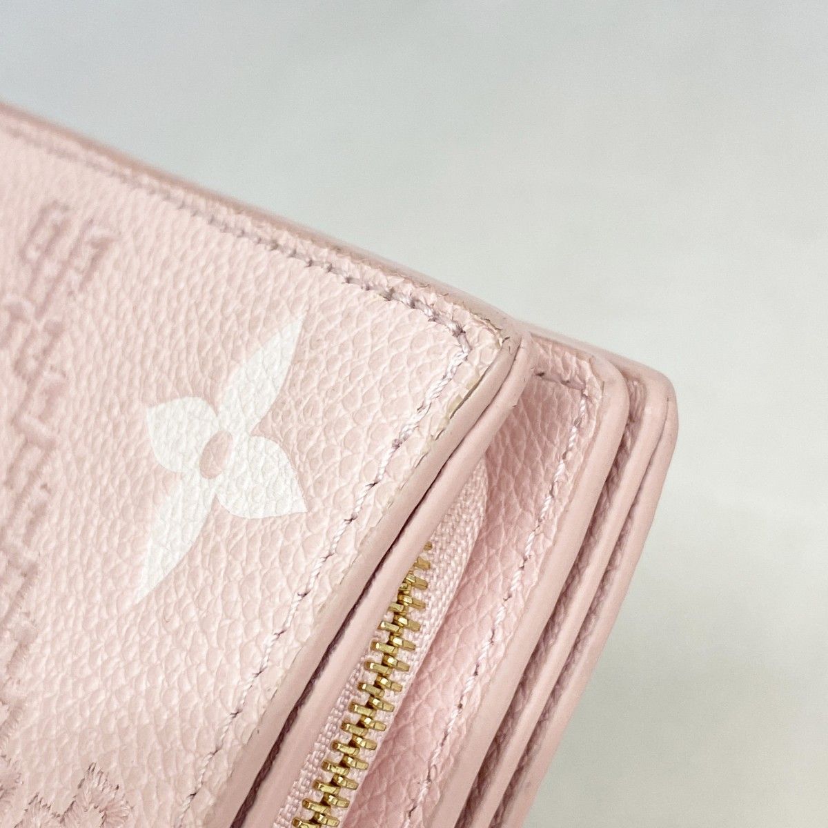 Louis Vuitton Wallet Monogram Empreinte Broderie Portefeuille Clair Pink — view 7