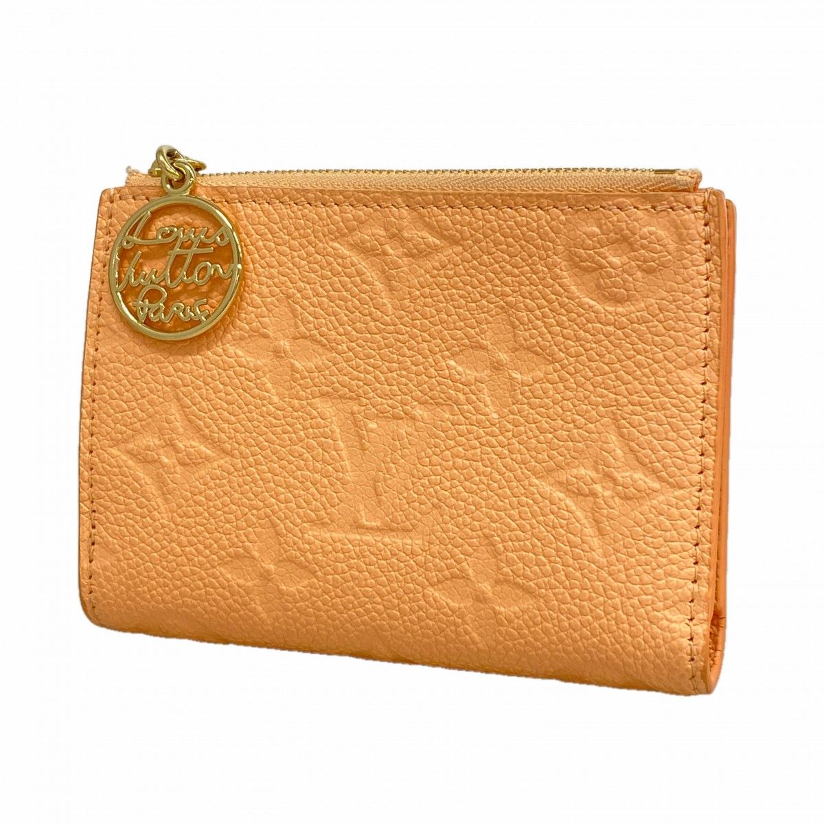 Louis Vuitton Wallet Monogram Empreinte Portefeuille Lisa Peach