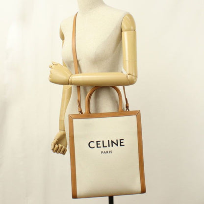 Celine Tee Cabas 2-Way Tote Bag Canvas — view 8