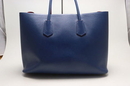 Prada Saffiano Tote Blue — view 2