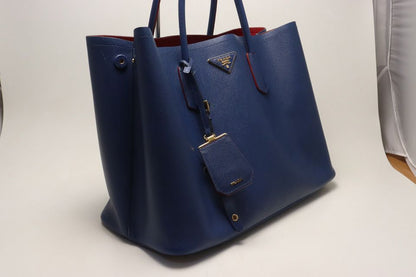 Prada Saffiano Tote Blue — view 4