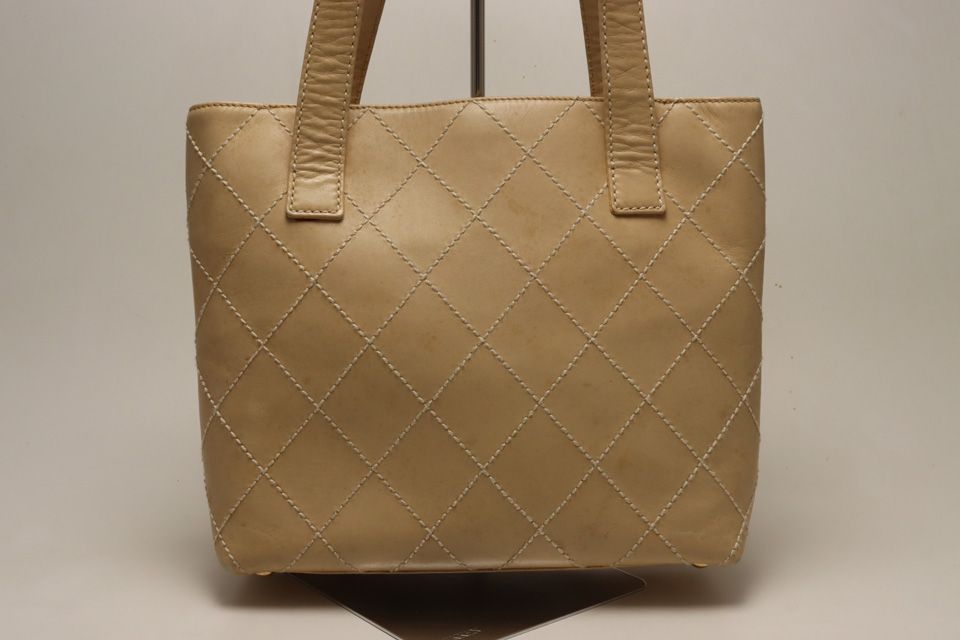 Chanel Wild Stitch Leather Handbag — view 2